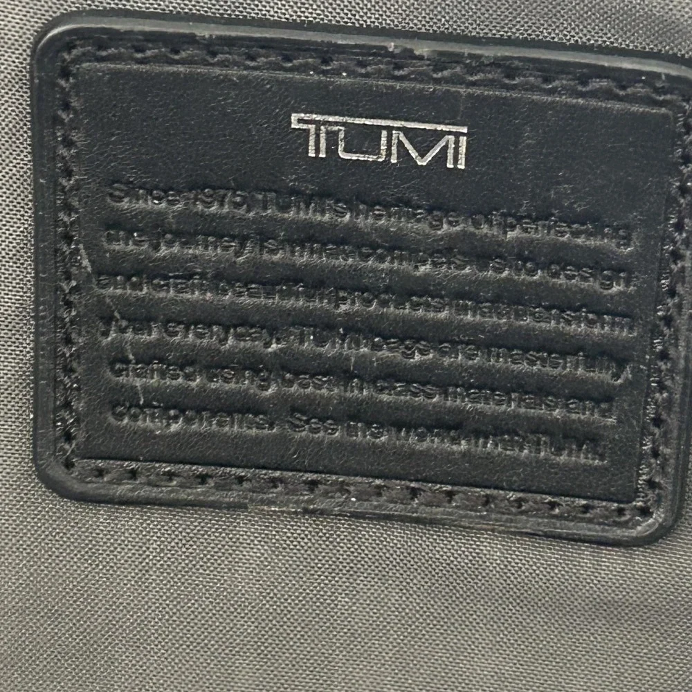 TUMI Arrive Bradley Carbon Fiber Look Backpack Laptop Travel Business Bag